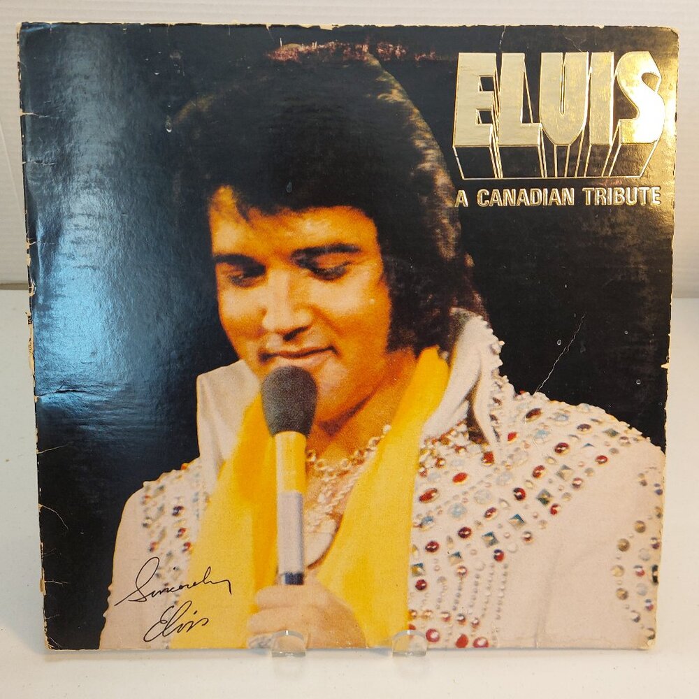 Elvis ~ A Canadian Tribute (Yellow Vinyl LP, 1978)